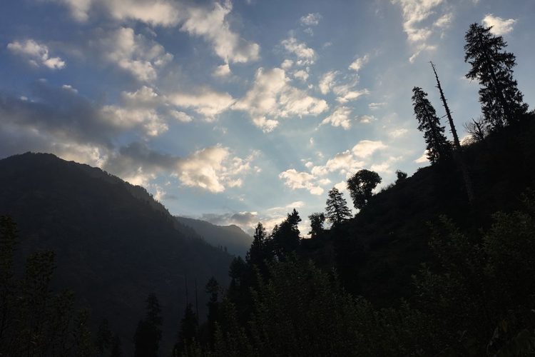 The Snowcaps at the Starting of the Fall